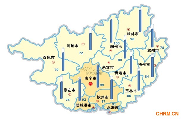 20年广西省薪酬 地图 