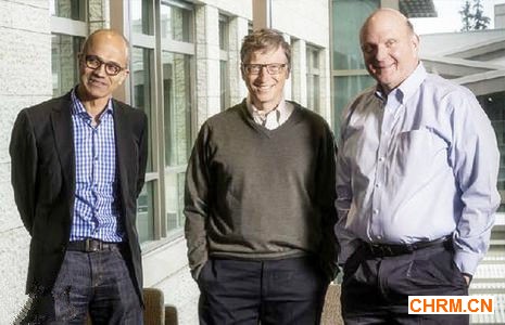 微软新CEO纳德拉持股量远低于鲍尔默