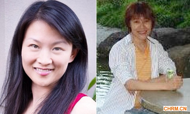 被控性侵犯下属的女高管（左）和受害者