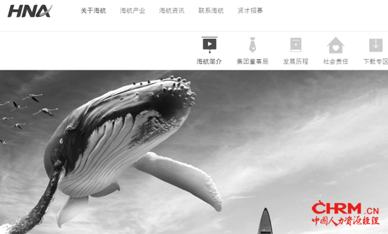海航集团官网截图