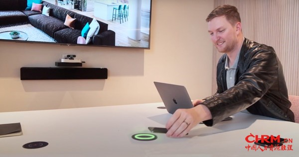 Employees returning to the workplace can find and book clean and safe rooms when the green light-ring signifies that they are clean and available for use.